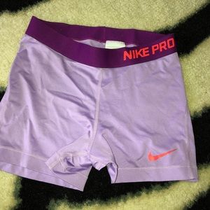 Purple Nike Pros